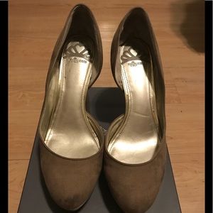 Fergalicious beautiful Heels Tan/Gold